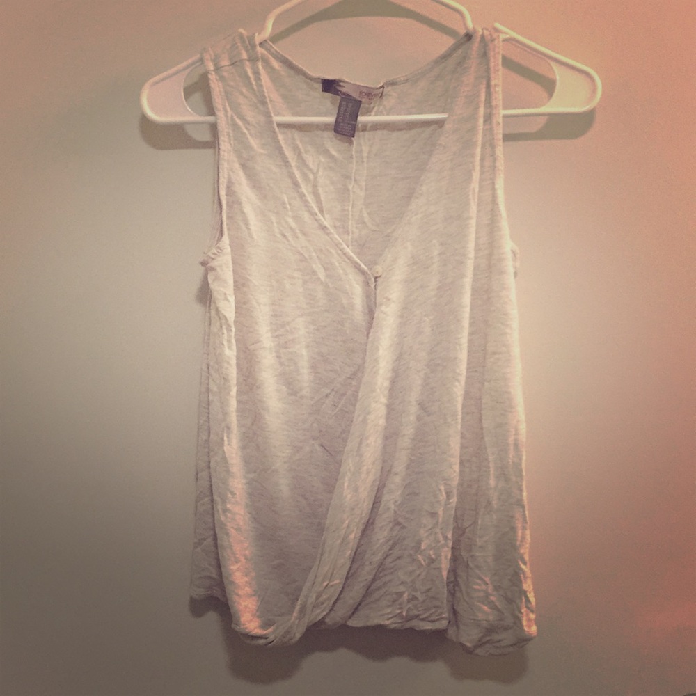 Cream Tank Top